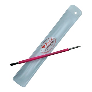 Espátula/bastão De Inox Com Silicone Rosa - Isis Cutelaria