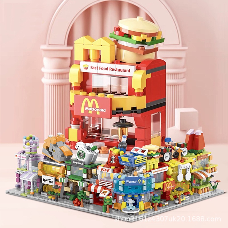 Lego / 208 City Street View / blocos de construção compatíveis com Lego ...
