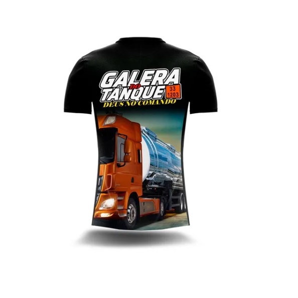 Camisa Caminhão Galera do Tanque Camiseta Caminhoneiro
