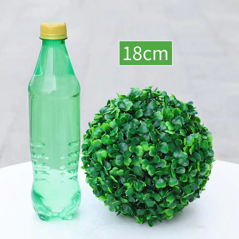 Bola de buchinho 18 cm /grama artificial para decoração