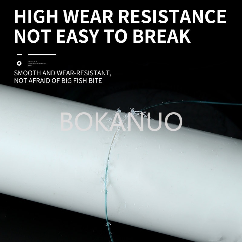BOKANUO Linha De Pesca De Corda De Nylon Importada Da Alemanha 200M 500mlinha Líder Invisível Super Forte Pioneer Mono L