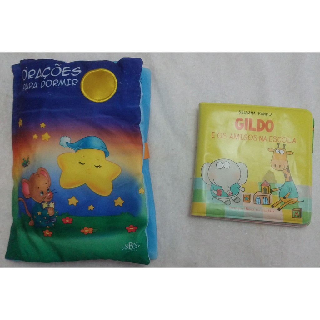 Livro para bebês Infantil Desapego Pano e banho