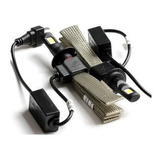 Par Lâmpada Super Led C/ Dissipador De Malha Bivolt 6000k-h4