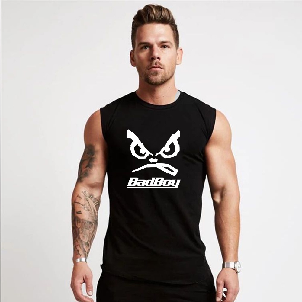 Regata Masculina Machão Bad Boy Oversized Longline Fitness Camiseta Academia