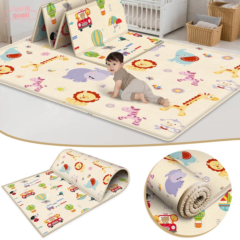 Cartoon Cute Nursery Blanket Crawling Bedside Anti-fall Blanket Puzzle Game Children's Carpet