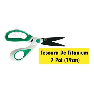 Tesoura Costura Uso Geral Titânio Titanium Não Perde O Corte em Oferta na Shopee
