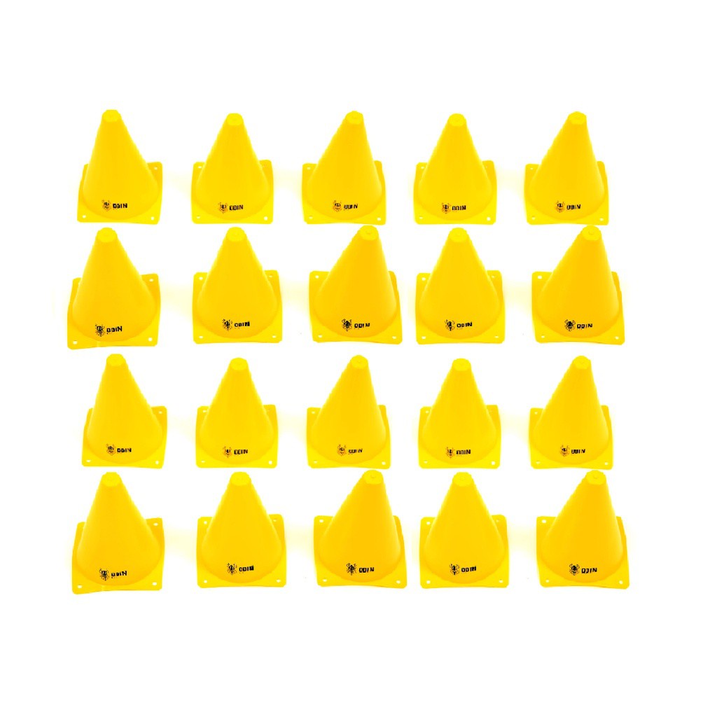 Kit 20 Cones Demarcatórios Treinamento Funcional - Odin Fit em Oferta na Shopee