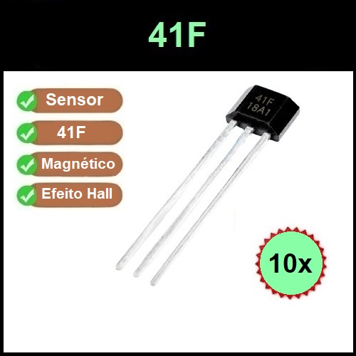 10 Sensor Magnético de Efeito Hall 41f Oh41 Sh41 Ss41 S41 Motores em Geral Bicicleta Bike Elétrica Máquina de Costura