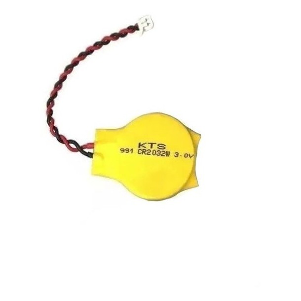 Bateria Cmos Chicote Cr2032 com fio positivo e negativo W3.5cm Tipo Botão
