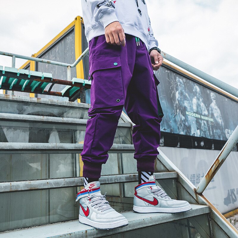 calça cargo masculina estilo jogger