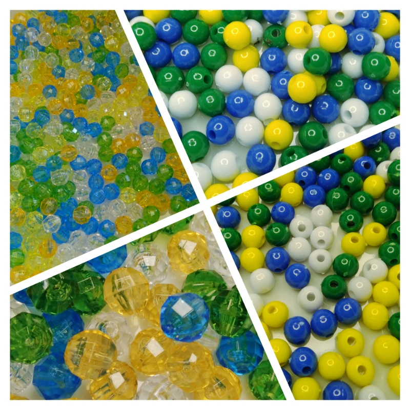 Miçanga bolinha Colorida Brasil 200 ou 100 bolinhas em Oferta na Shopee