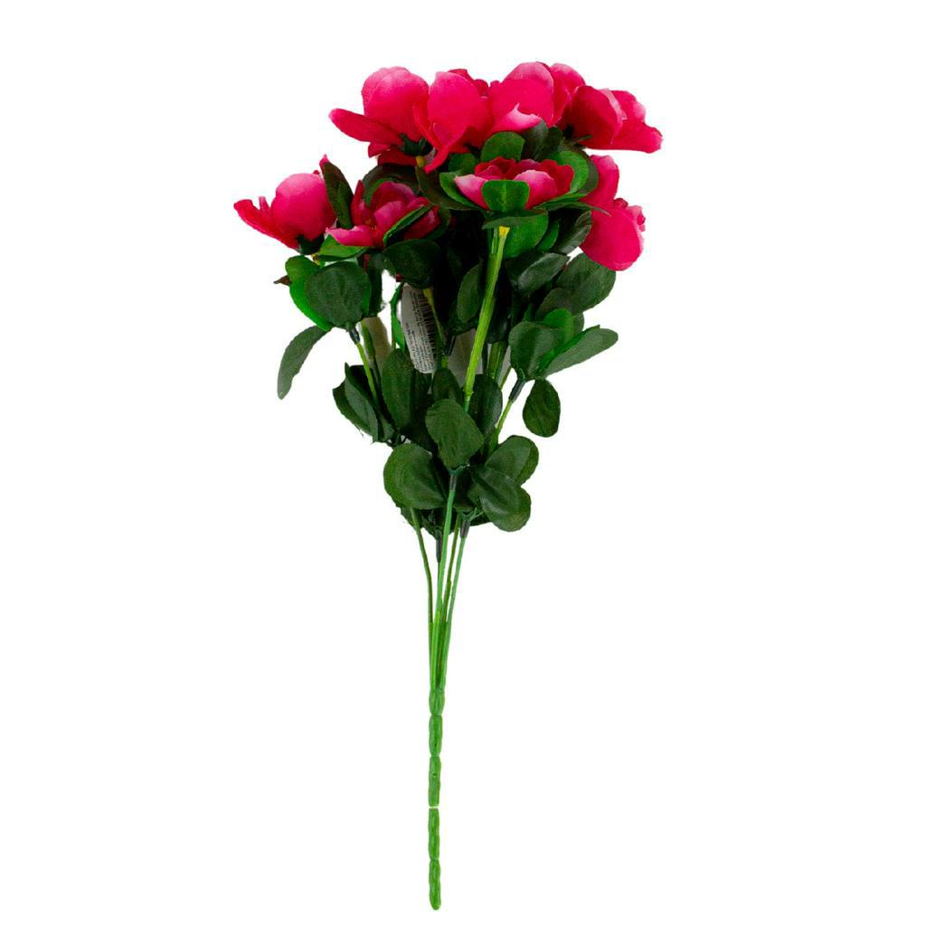 Mini Buque Azaleia Flor Planta Artificial Dobrável Rosa Pink | Shopee Brasil