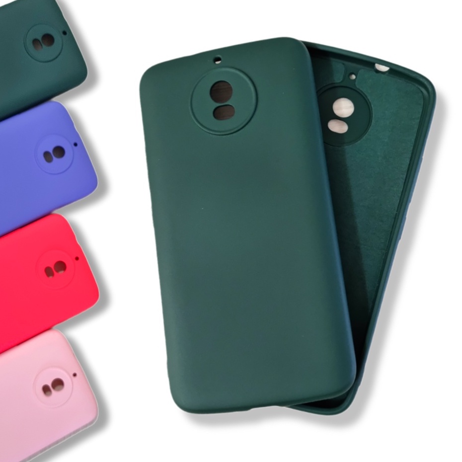 Capa Capinha Para Moto G5 G5 Plus G5S G5S Plus G5G G5G Plus Silicone Aveludada Cores Sortidas