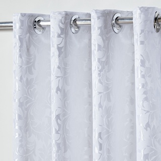 Cortina Para Sala E Quarto de Jacquard 2,00m X 2,30m Semi Blackout