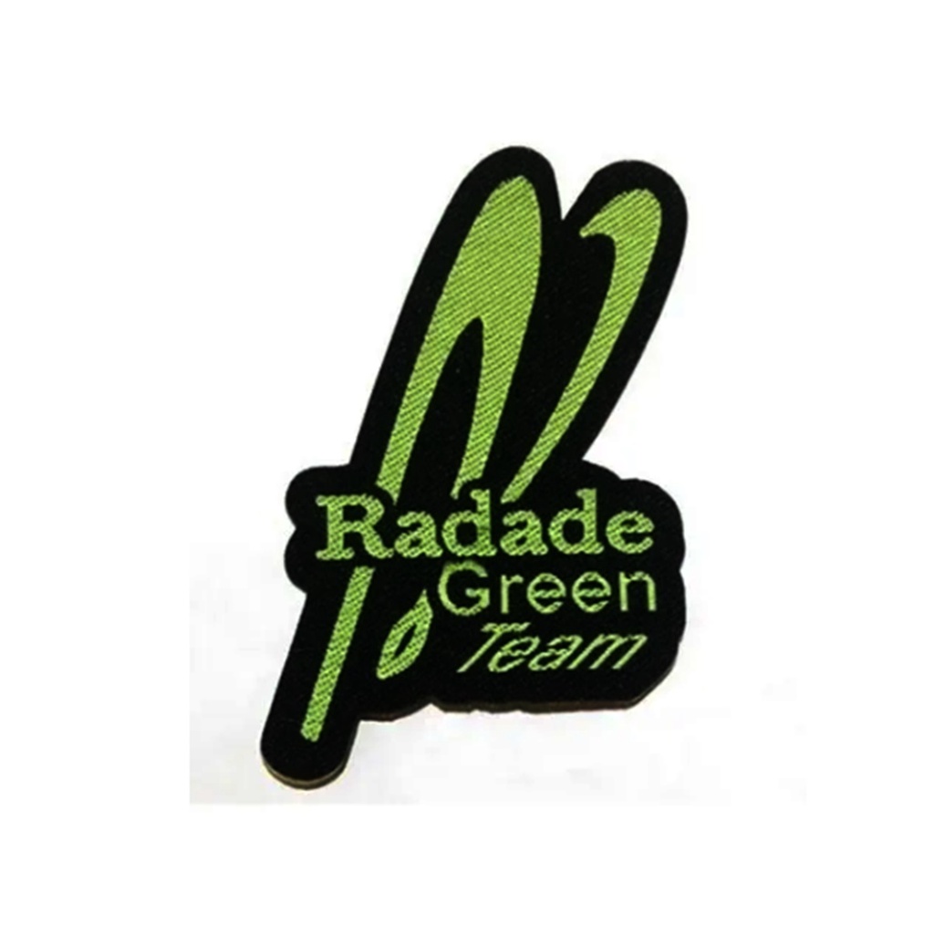 Adesivo Radade Green Team Bordado Boné Roupas Chapéu Tecido