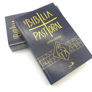 Biblia Catolica Pastoral - Letra Grande (Capa Cristal) em Oferta na Shopee