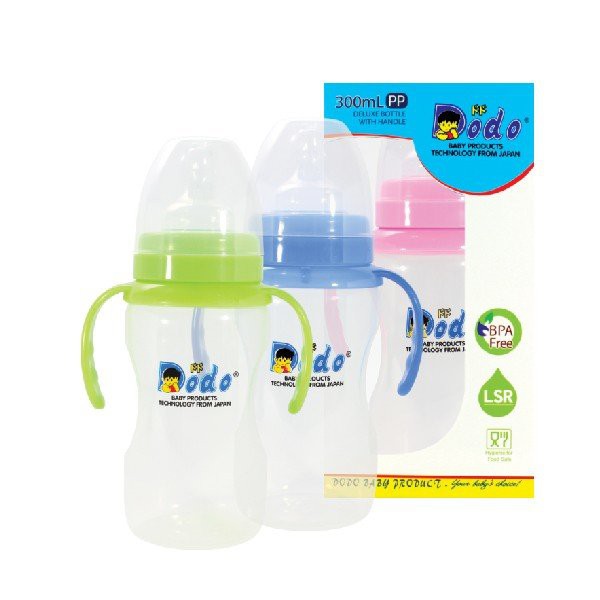 Garrafa DODO DELUXE PP Com Alça 300 ML