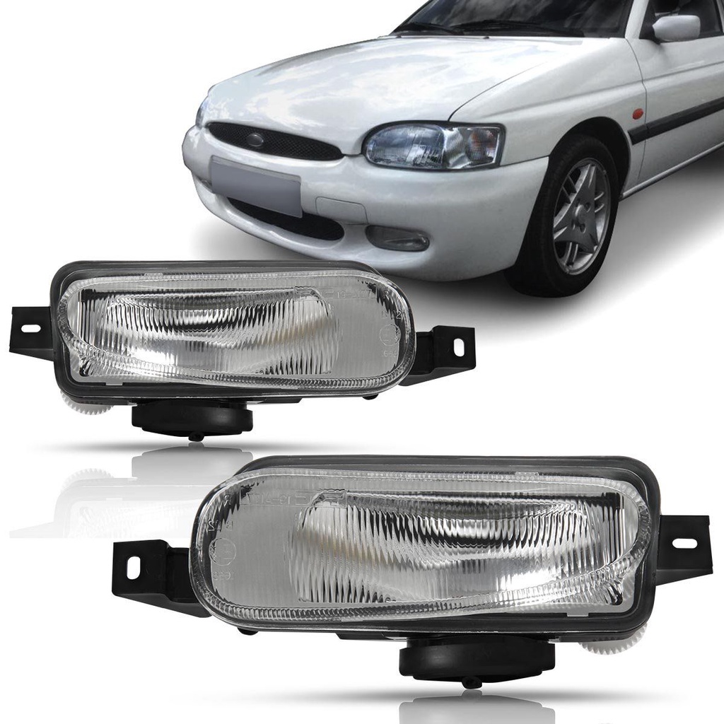 Par Farol Milha Escort Zetec 97 98 99 2000 2001 2002 em Oferta na Shopee