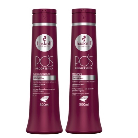 Haskell Pós Progressiva Shampoo + Condicionador 500ml