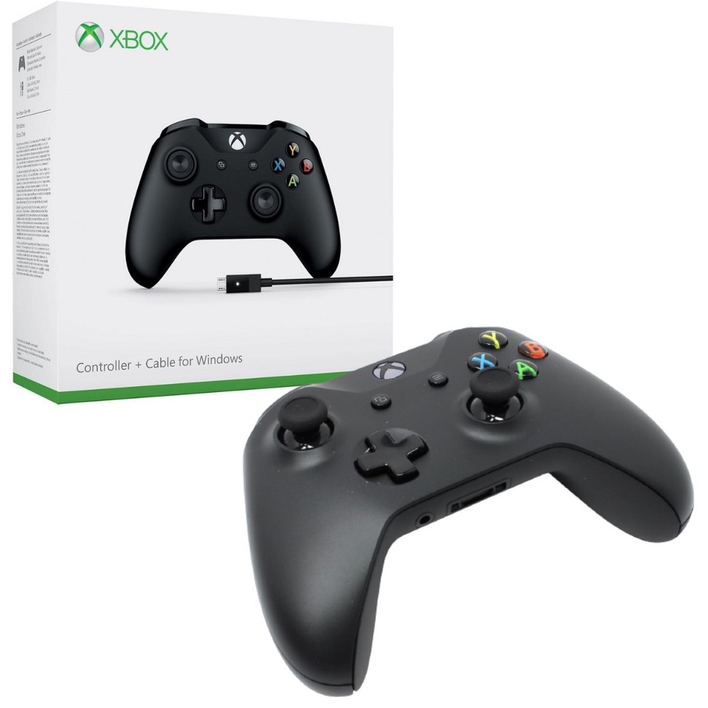 CONTROLE JOYSTICK MICROSOFT XBOX ONE CONTROLLER + CABLE FOR WINDOWS