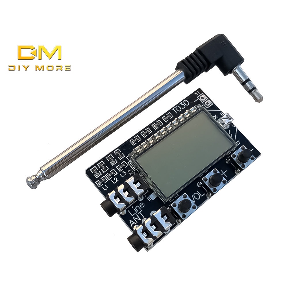 DIYMORE FM Módulo Transmissor Estéreo Transmissão De Áudio Sem Fio 76M-108M DC 3.6V-15V
