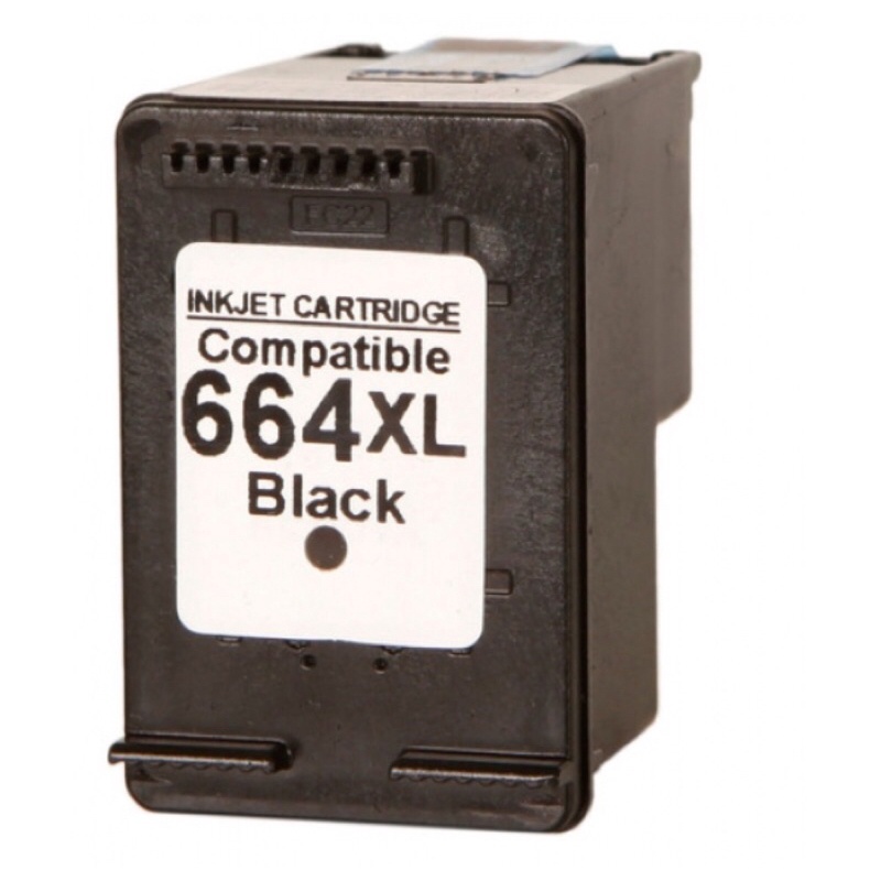 cartucho 664XL preto com 15 ml de tinta alta qualidade de impressão com super rendimento.