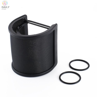 [*New*]Microphone Pop Filter Professional Metal Microphone Pop Filter Shield Blowout Preventer Net Capacitor Recording Windproof Microphone Anti Noise Net Cover