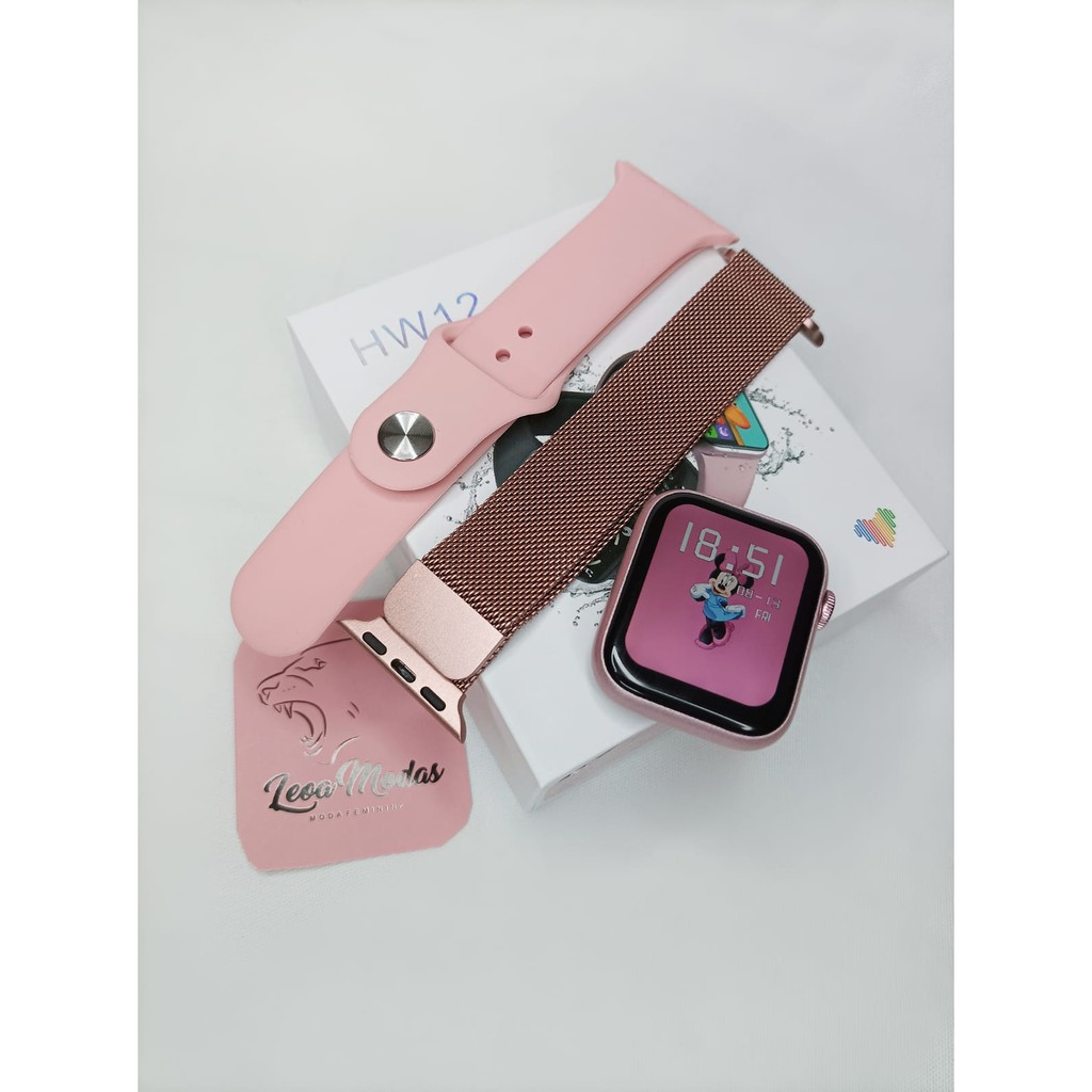 Smartwatch IWO 13 HW12 Lançamento 2021 38/40mm (ORIGINAL ) Relogio Inteligente Feminino/ Masculino