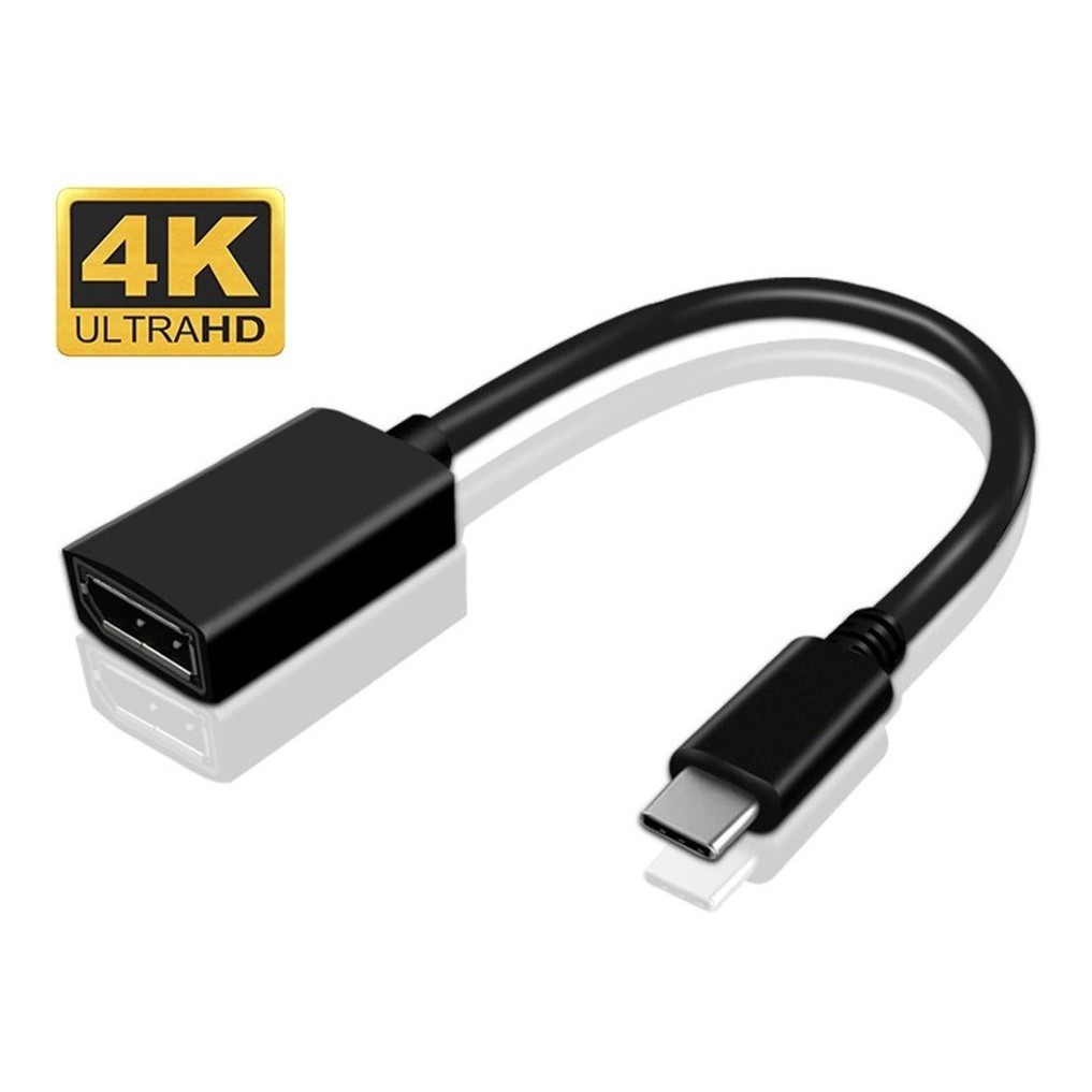 Cabo Adaptador Usb C Type-c Para Displayport 4k - Macbook