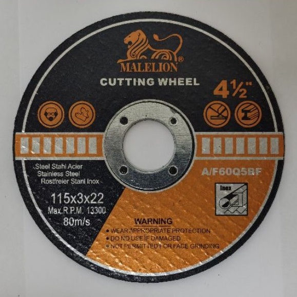 Disco de Corte Metais em Geral fininho Fino para aço de  4.1/2“ 115mm x 22mm x 1,2mm  ate  7" 180mm x 22mm x 3mm