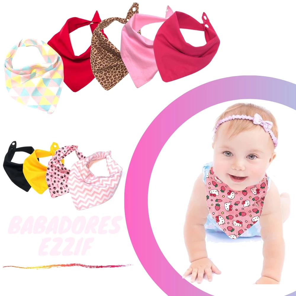 Babador Bananda Ezzif Menina Kit 08 Sortidos