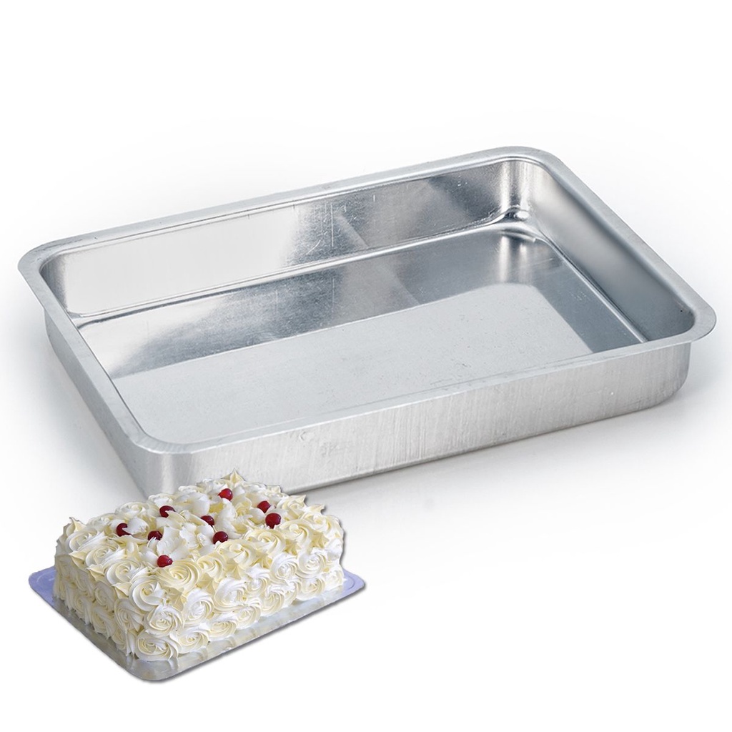 Assadeira Retangular Alta N1 2,2 L Pequena 26,5 x 17,8 x 4,6 cm Alumínio Continental Forma Tabuleiro Travessa em Oferta na Shopee