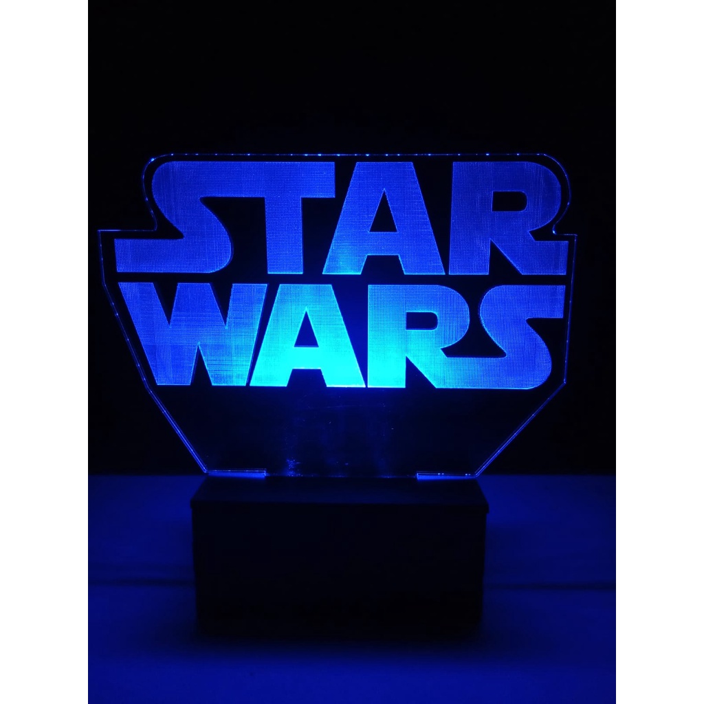 Luminária led Logo Star Wars sem fio