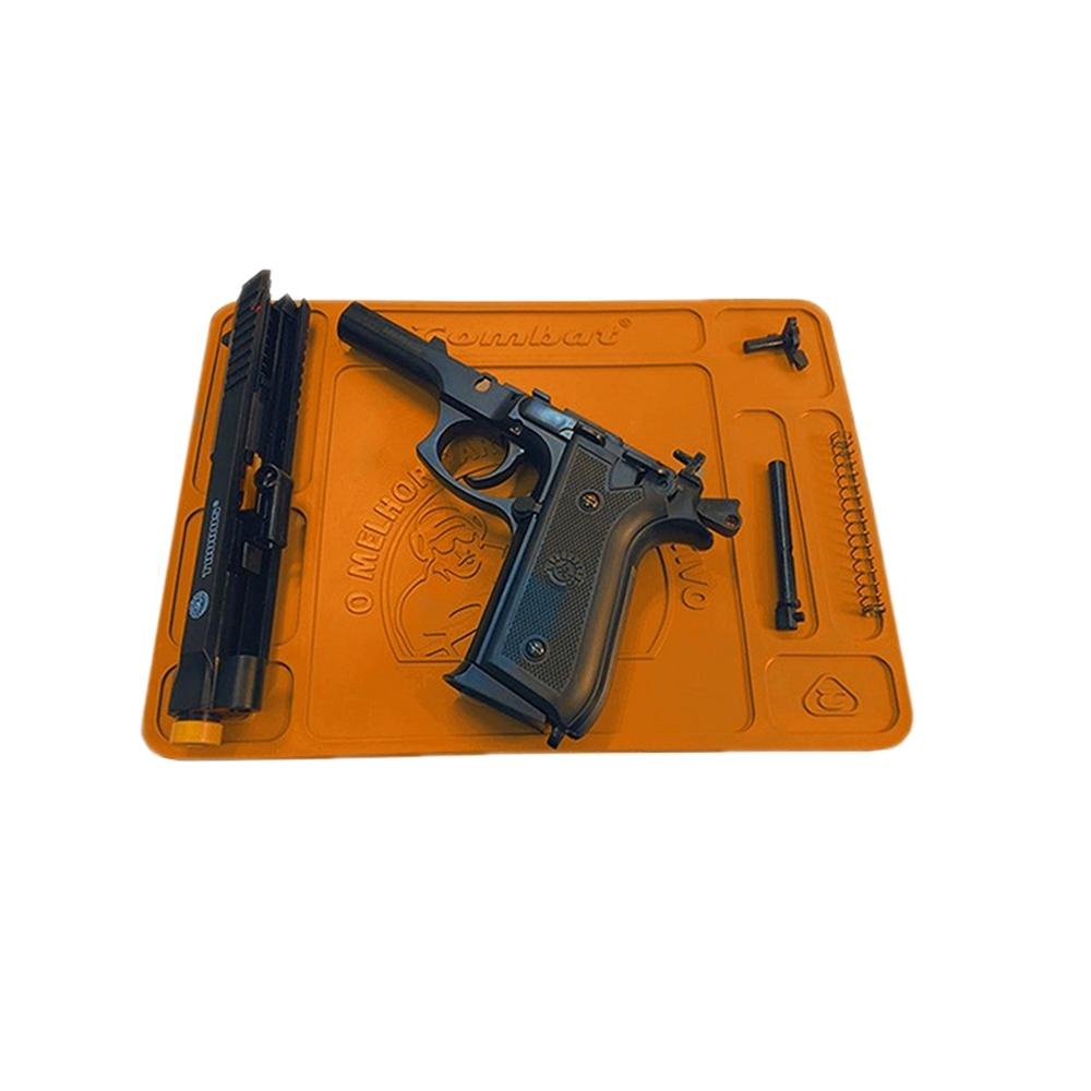 Tapete Laranja Para Manutenção De Pistolas E Revolver Combat em Oferta na Shopee