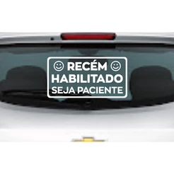 Adesivo de vinil Habilitado ou Habilitada