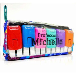 Carimbo Incentivo - Carimbo Pedagógico Kit com 6 carimbos e  Estojo Personalizado. em Oferta na Shopee