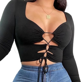 Blusa feminina cropped amarraçao gringa ref 080