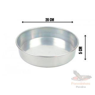 Forma de bolo 20 de diâmetro x 5 cm de altura em Oferta na Shopee