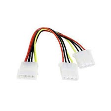 Cabo Splitter molex 4 pinos 1M x 2F WB-020069 Atua também como extensor de força molex ide