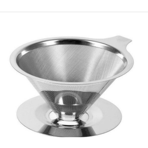 Suporte Coador Filtro Permanente Lavavel Cafe Aço Inox Reutilizável Muito Pratico