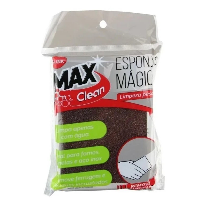 Esponja Mágica Limpeza Pesada Forno Panelas Inox Limpa Tudo Barato Max Clean