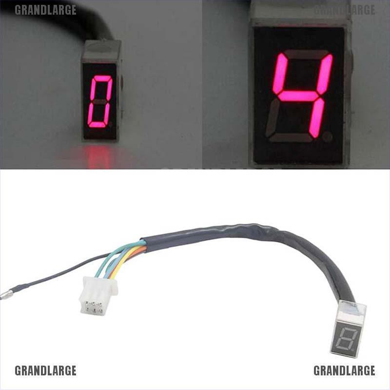 Led Universal Sensor De Alavanca De Mudança De Marchas De Motocicleta Indicador Digital