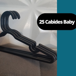 Cabide Infantil Preto 25 Cabides roupa bebe