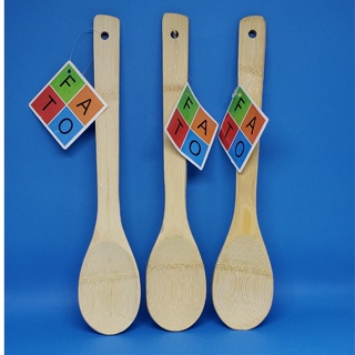 Colher de Bambu Natural - Ecologicamente Correto 30 cm 1 peça (01 colher) em Oferta na Shopee