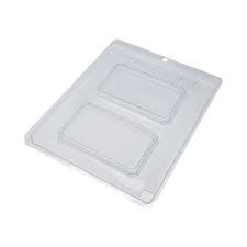 719 - Forma Simples De Acetato Placa Retangular - BWB - Páscoa