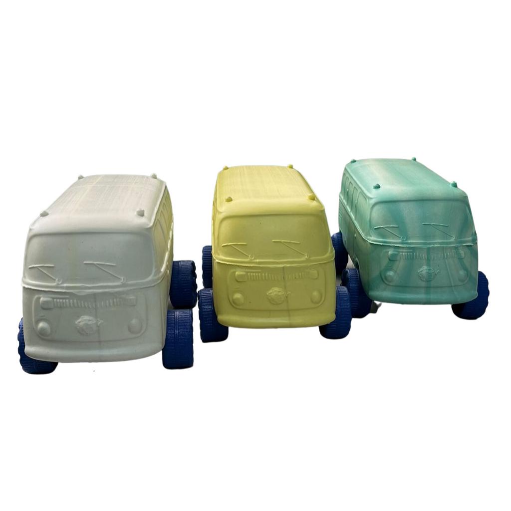 Kit c/6 Carrinhos Carros Kombi Plastico Bolha para Prendas e Lembancinha e Colecionador Cores Sortidas