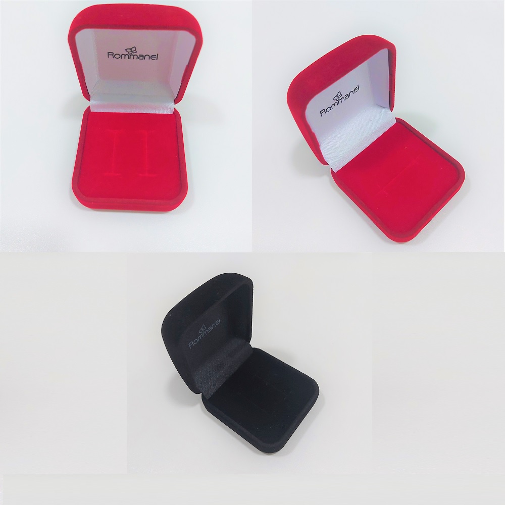 Caixa de Aliança e anel Rommanel caixinha aveludada em Oferta na Shopee