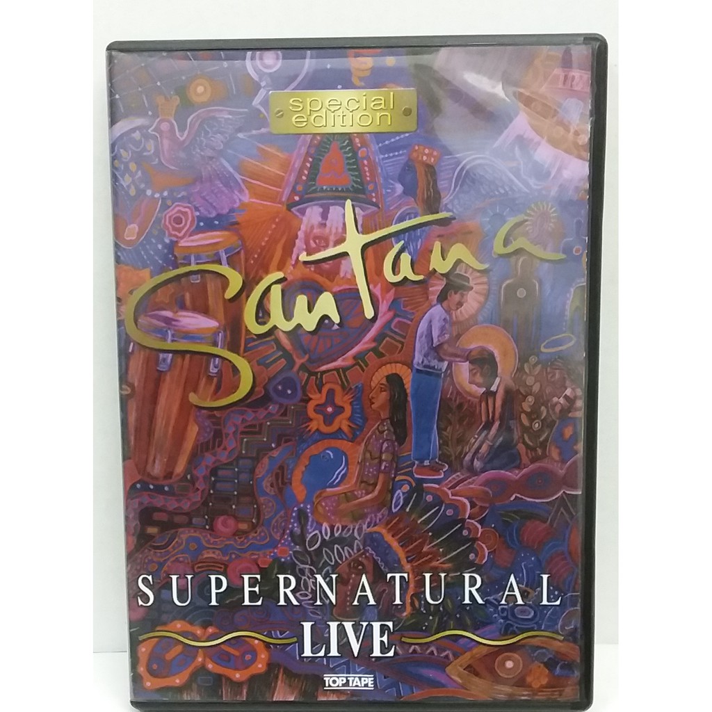 DVD Santana Supernatural Live USADO EM BOM ESTADO