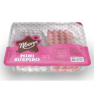 Doce Suspiro c/ 8un 120g - Nbonn em Oferta na Shopee