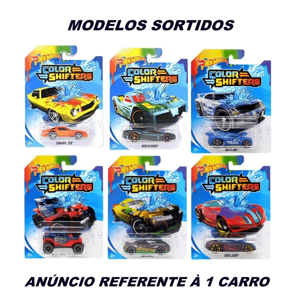 carros hot wheels color shifters